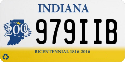 IN license plate 979IIB