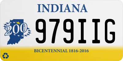 IN license plate 979IIG