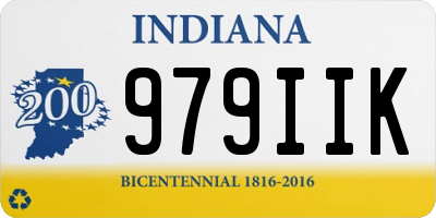 IN license plate 979IIK