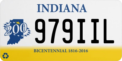 IN license plate 979IIL
