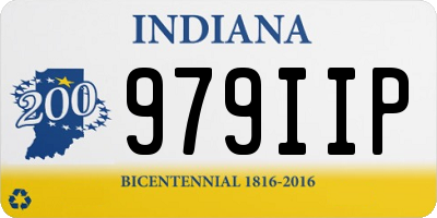 IN license plate 979IIP