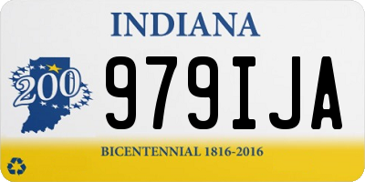 IN license plate 979IJA