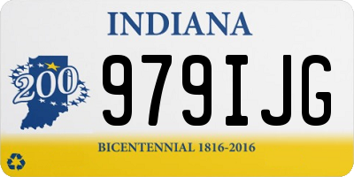 IN license plate 979IJG