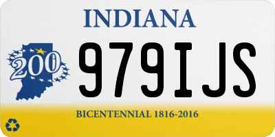 IN license plate 979IJS
