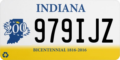IN license plate 979IJZ