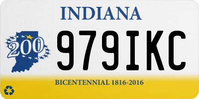 IN license plate 979IKC