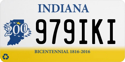 IN license plate 979IKI