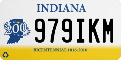 IN license plate 979IKM