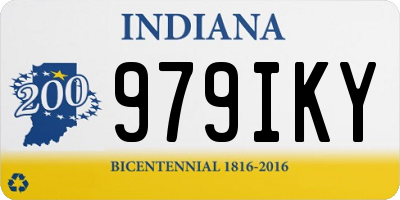 IN license plate 979IKY