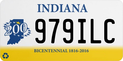 IN license plate 979ILC