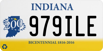 IN license plate 979ILE