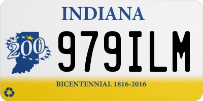 IN license plate 979ILM