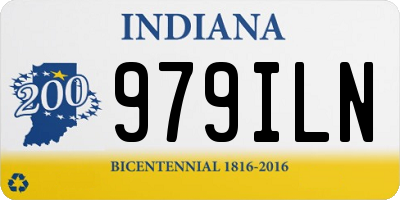 IN license plate 979ILN