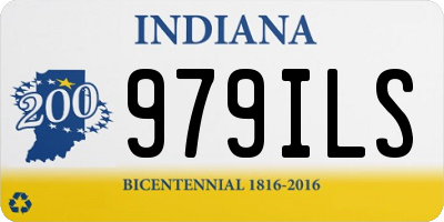 IN license plate 979ILS