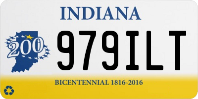 IN license plate 979ILT