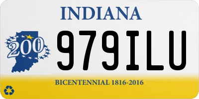 IN license plate 979ILU