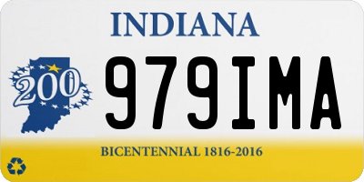 IN license plate 979IMA