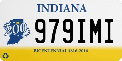 IN license plate 979IMI