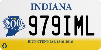 IN license plate 979IML