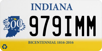 IN license plate 979IMM