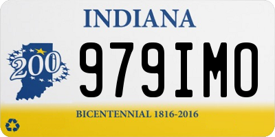 IN license plate 979IMO