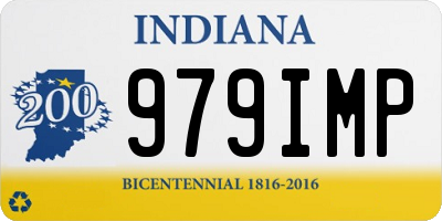 IN license plate 979IMP