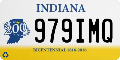IN license plate 979IMQ
