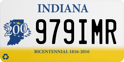 IN license plate 979IMR