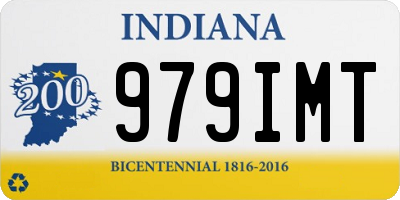 IN license plate 979IMT