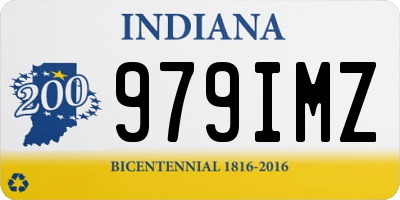 IN license plate 979IMZ