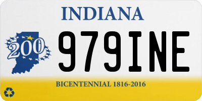 IN license plate 979INE