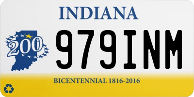 IN license plate 979INM