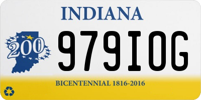 IN license plate 979IOG