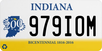 IN license plate 979IOM