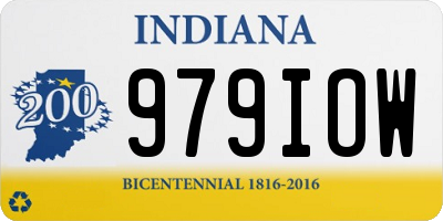 IN license plate 979IOW
