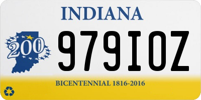 IN license plate 979IOZ