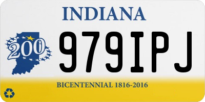 IN license plate 979IPJ