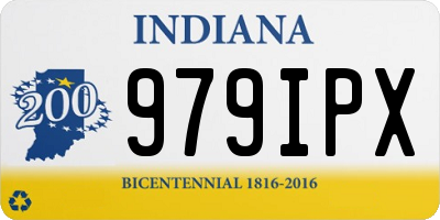 IN license plate 979IPX