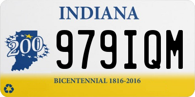 IN license plate 979IQM