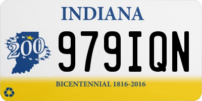 IN license plate 979IQN