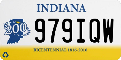 IN license plate 979IQW