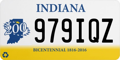 IN license plate 979IQZ