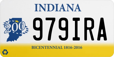 IN license plate 979IRA