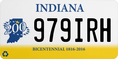 IN license plate 979IRH