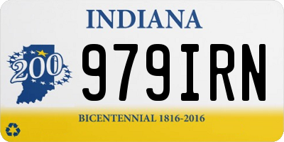 IN license plate 979IRN