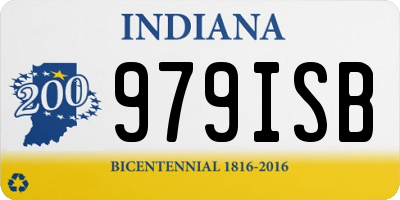 IN license plate 979ISB