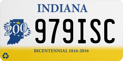 IN license plate 979ISC