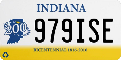 IN license plate 979ISE