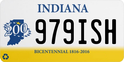 IN license plate 979ISH