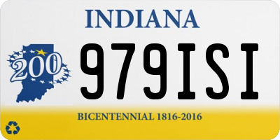 IN license plate 979ISI